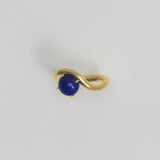 Band Ring I Lapis Gold