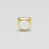 Sculpt Ring Thick Gold