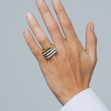 Sculpt Ring Slim Gold