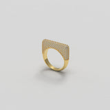 Sculpt Ring Slim Diamonds