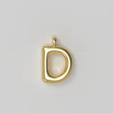 Letter Charm Large Gold