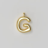 Letter Charm Large Gold