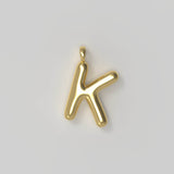 Letter Charm Large Gold