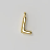 Letter Charm Large Gold