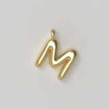 Letter Charm Large Gold