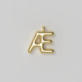 Letter Charm Small Gold