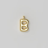 Letter Charm Small Gold