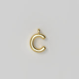 Letter Charm Small Gold