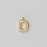 Letter Charm Small Gold