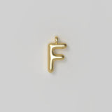 Letter Charm Small Gold