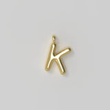 Letter Charm Small Gold