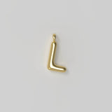 Letter Charm Small Gold