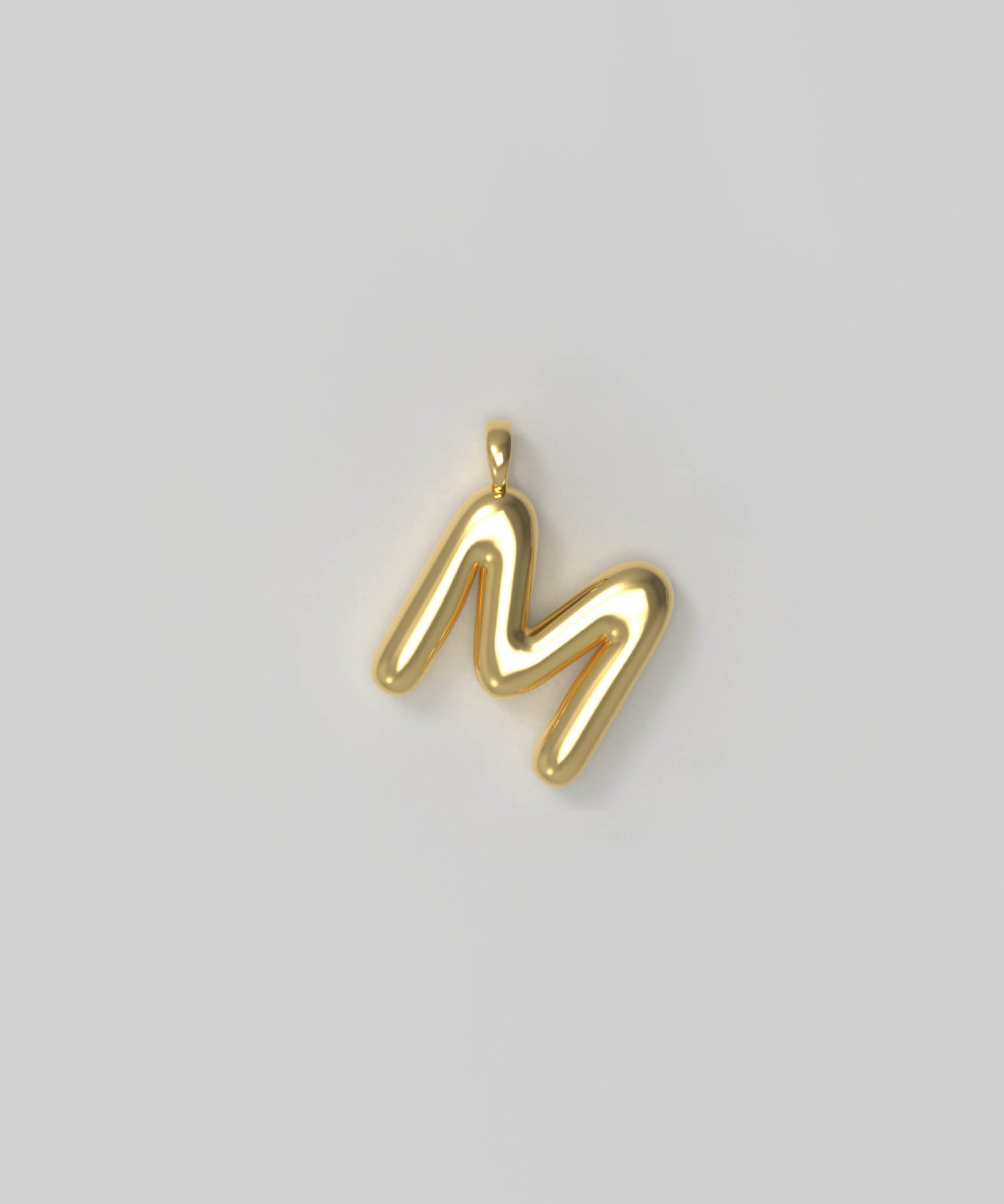 Letter Charm Small Gold