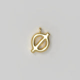 Letter Charm Small Gold