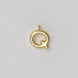 Letter Charm Small Gold