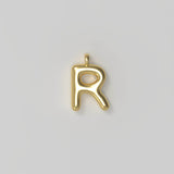 Letter Charm Small Gold