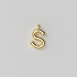 Letter Charm Small Gold