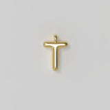 Letter Charm Small Gold