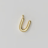 Letter Charm Small Gold