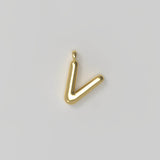 Letter Charm Small Gold