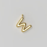 Letter Charm Small Gold