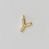 Letter Charm Small Gold